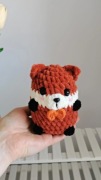 Lisek na szydełku handmade