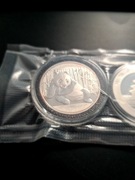 Srebrna moneta Chińska Panda, 1 oz,  2015