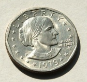 1 dolar 1979 D  one dollar  Susan Anthony Stan !!