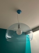 Lampa sufitowa Kartell FL/Y wisząca niebieska