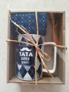 Prezent dla Taty zestaw kubek skarpetki dzień Ojca super tata