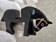 LEGO CASTLE classic zamek rycerze KOŃ CZARNY retro akcesoria vinted 1990r