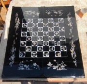 Stare Szachy Wietnamskie lata 60. XX w. | Masa Perłowa | Duża Deska 60 cm
