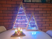 Choinki ozdobne z drewna dębowego 