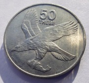 BOTSWANA 50 Thebe 1984 okołoMENNICZA