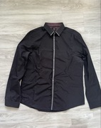 Czarna koszula męska elegancka F&F Slim Fit EUR 42