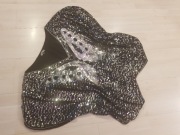 strój abba cekiny bluzka lata 70 disco  S M 986