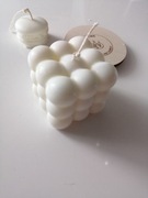 Bąbelkowa świeca sojowa