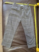ZARA wizytowe spodnie garniturowe w kratkę dla chłopca rozmiar 116