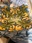 Caltagirone miska ceramiczna. Produkt handmade. Sycylia.