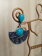 Kolczyki wiszące bohemian boho orient aztec