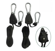 Zestaw 2 napinaczy do namiotu z kółkiem z zapadką 