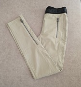 Spodnie Marc Cain – Beżowe, Styl Biker/Sportowy roz.34/ XS