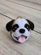 Słodki Pyszczek Buldoga: Brelok 2w1 Magnes na Lodówkę 3D - Druk3d fidget 