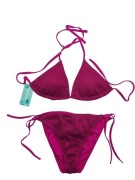 Bikini 2 częściowe CALZEDONIA w kolorze fuksja z metaliczną nitką