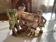 Figurka grajek uliczny organy Giuseppe Armani vintage PRL