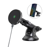 Uchwyt Magnetyczny na telefon / ładowanie indukcyjne - przyssawka