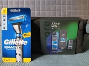Dove zestaw upominkowy +  Gillete Mach 3 Turbo,
