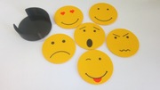 Podkładka podstawka pod kubek szklankę "Emoji"