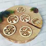 Bombki imienne ze sklejki