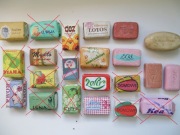 Stare mydła toaletowe PRL  