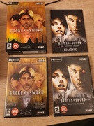 BROKEN SWORD ANIOŁ ŚMIERCI i SLEEPING DRAGON PC PL DVD BOX KOLEKCJONERSKI