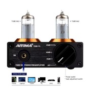 AIYIMA Tube T3 GRAMOFONOWY HiFi MM Phono 6A2 przedwzmacniacz LAMPOWY