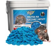 SILNA TRUTKA NA SZCZURY MYSZY GRYZONIE KOSTKA BRODIFAKUM NO PEST 5KG