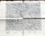MAPA  -  WIG   - STASZÓW  Z  1934  ROKU   I  JEZIORA  MAZURY  Z 1921 ROKU.
