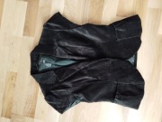 H&m marynarka elegancka czarna aksamitna rozm UK 10 38 M OKAZJA WYPRZEDAŻ 