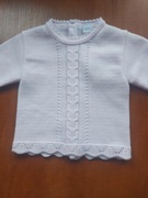 Piękny sweterek dla maciupka j. róż marka Jandelion roz 62-68 / 3-6 m-cy