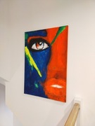 Obraz abstrakcja kobieta 70x100