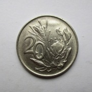 20 Centów 1977 r.   Afryka Południowa