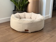 Okrągłe legowisko dla małego psa lub kota. Własna produkcja. Nowe.