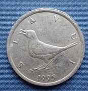 Moneta Chorwacja 1 kuna 1995