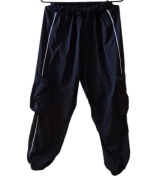 Spodnie Cargo Bojówki Vintage Y2K baggy czarne  parachute Rozmiar