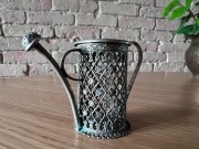 Figurka - filigranowa konewka, styl vintage - dekoracja, pojemnik