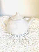 Imbryk czajnik Bogucice biały do kawy herbaty PRL 