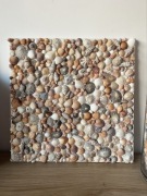 Obraz z muszelek 40x40 cm