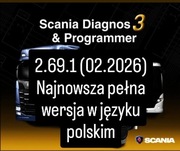 Nowa Scania SDP3 2.69.1 2026 pełna wersja w języku polskim