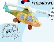 Mały śmigłowiec - brelok - wzór na szydełko - plik PDF
