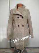 Płaszcz damski Only 45% wełna -L