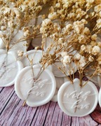 Odbicia lakowe laki do zaproszeń z gipsówką duży wybór wzorów i kolorów