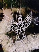 Ozdobny wiszący na choinkę Aniołek/Anioł 