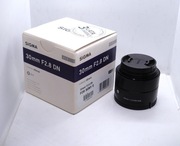 Obiektyw SIGMA 30mm/ 2,8. E do SONY NEX I A 6000-6700.  Jak nowy.