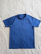 Niebieska bluzka z krótkim rękawem koszulka sportowa Uniqlo M jak nowa