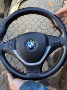 Kierownica Bmw x5 e70 skórzana i kompletna
