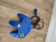 Oryginalny Pad do Nintendo 64, sprawny, niebieski OKAZJA