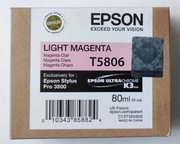 Tusz Epson 3800 T5806 nowy 80ml Light Magenta