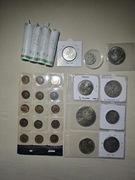 Zestaw różnych Monet oraz Rolek 1 groszy (różne roczniki w srodku )